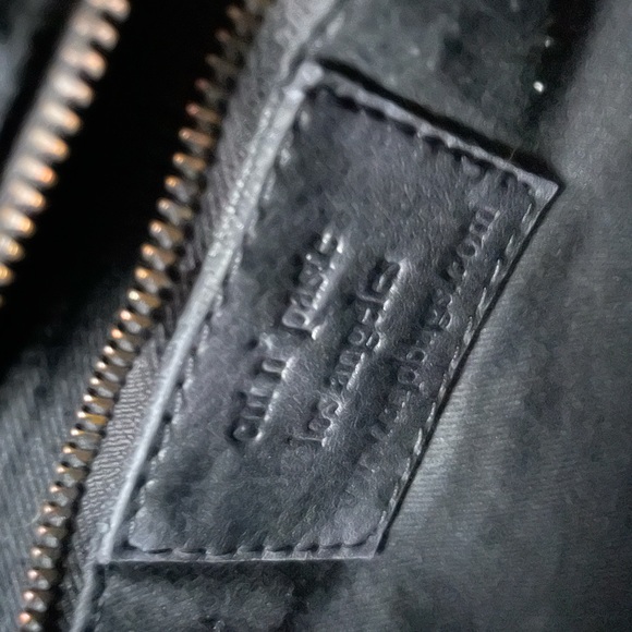 Black leather crossbody bag - Picture 2 of 2